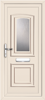 Balmoral One Classic Cream uPVC door panel