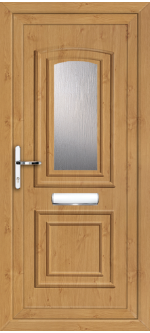 Balmoral One Classic Irish Oak uPVC door panel