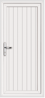 Cottage Style White uPVC door panel