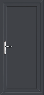 Full Flat Anthracite Grey uPVC door panel
