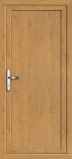 Full Flat Irish Oak uPVC door panel