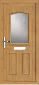 Oxford One Irish Oak uPVC door panel