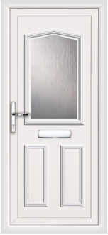 Oxford One White uPVC door panel