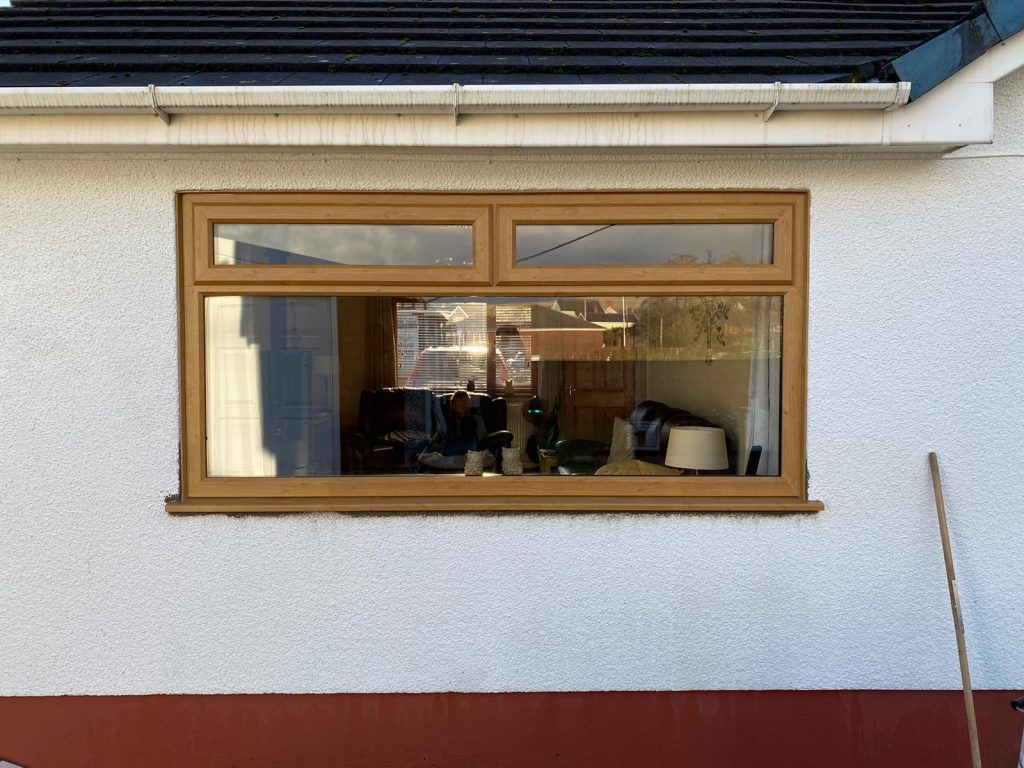 Irish oak uPVC windows