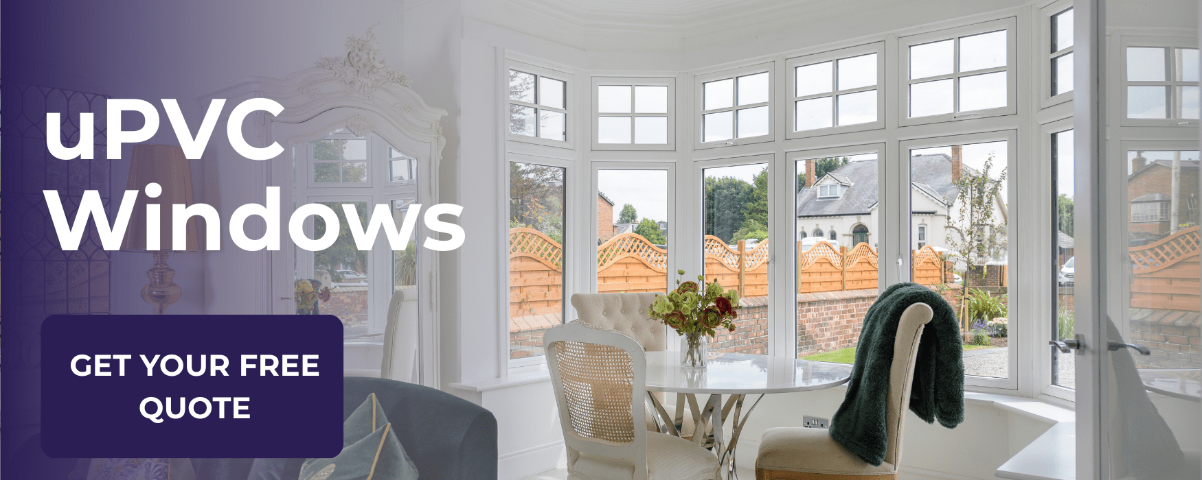 “Stylish, low maintenance uPVC windows designed to reduce heat loss and improve home comfort”