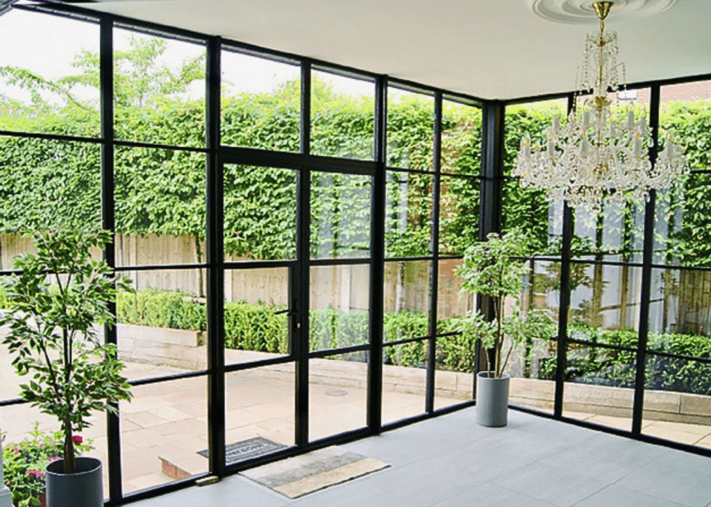 Crittall- Style Aluminium Doors South Wales