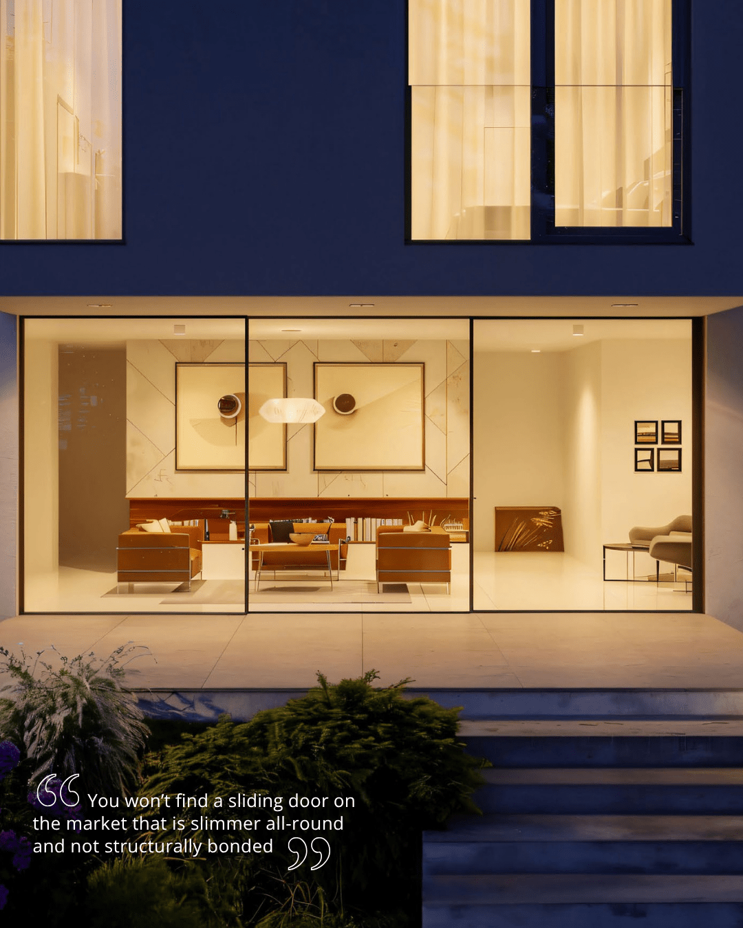 slim-line Aluminium sliding door and windows