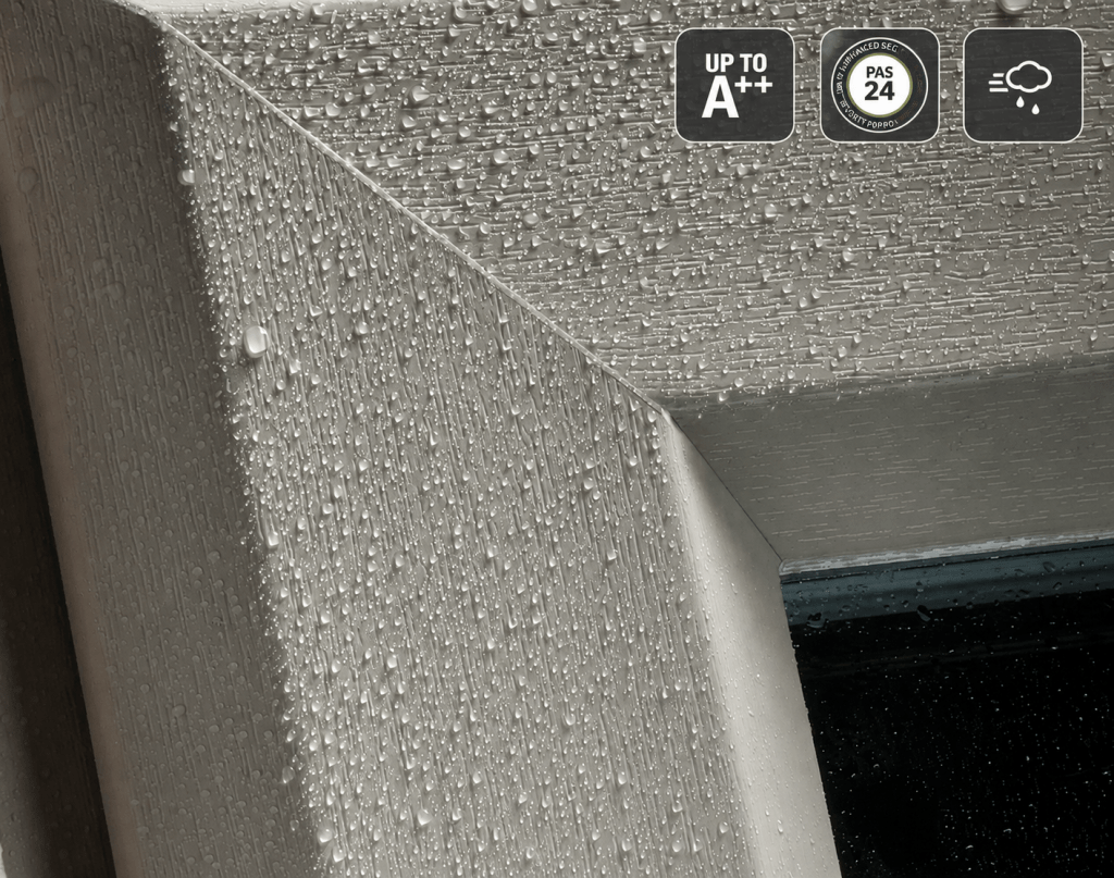 A++ energy rating and PAS 24 security west wales