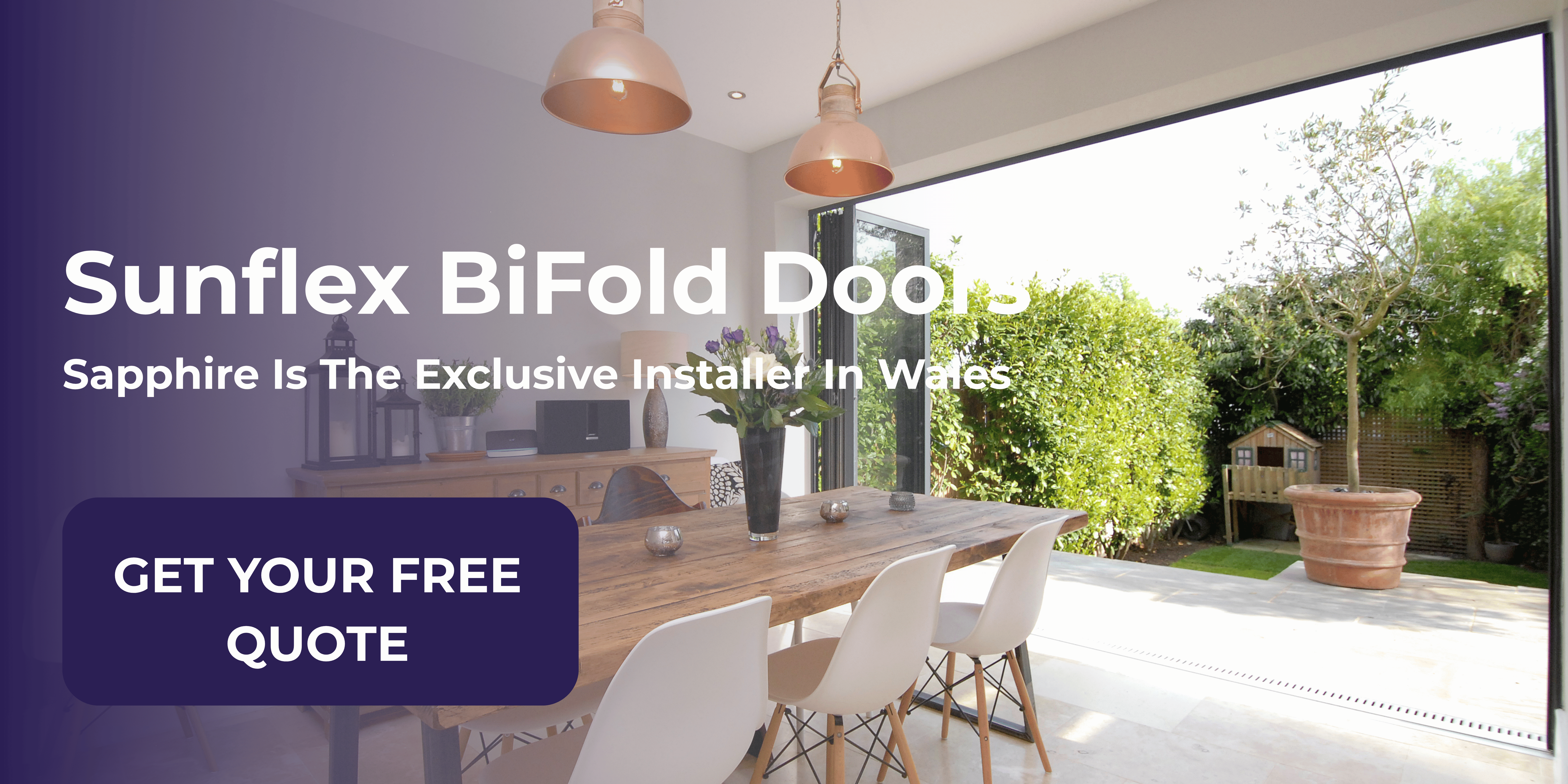 Sunflex Bifold Doors Fiiter and Supplier in Wales