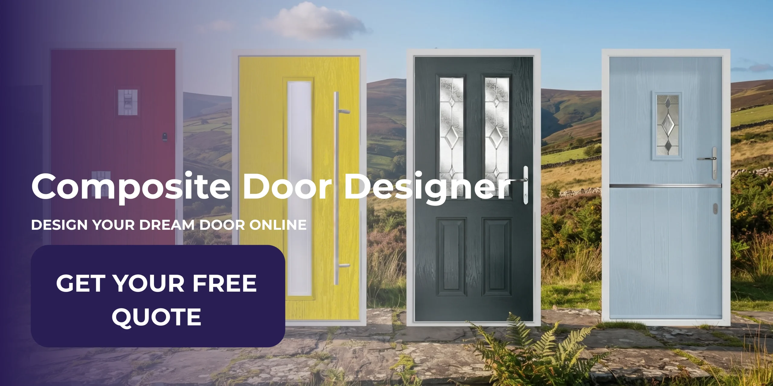 Composite Door Designer fitted by Sapphire Windows and Doors Carmarthenshire and Pembrokeshire