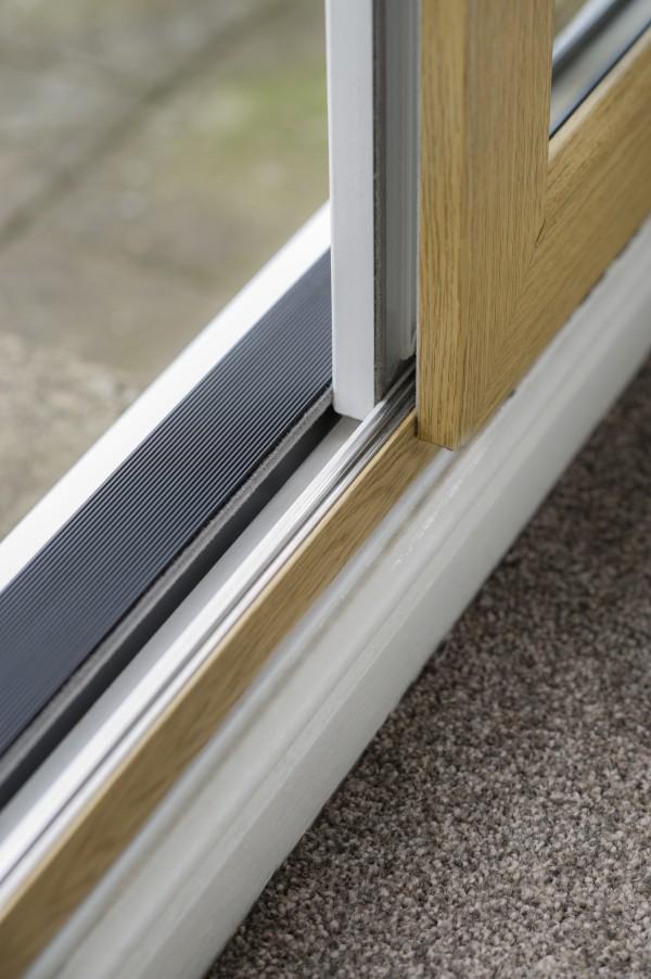Slider24 patio door with low threshold for easier access