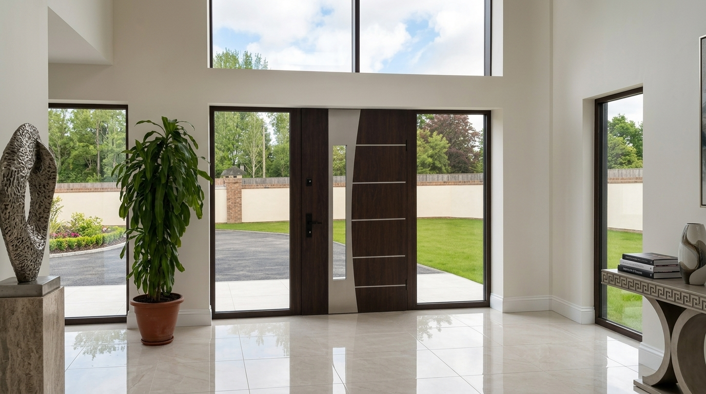 Gerda premium steel and aluminium door