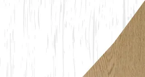 Heritage White and English Oak colour combination
