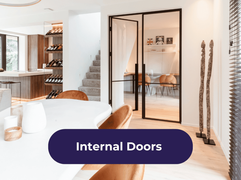 Internal steel and aluminium doors South and West Wales