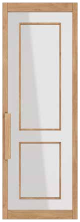 OTIF TENZO single door with three horizontal glazed sections