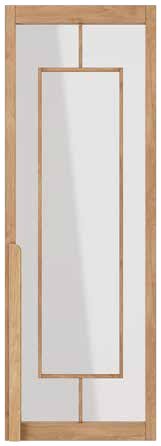 OTIF TENZO single door illustrating a slim-frame design