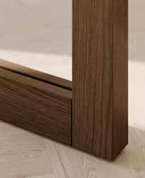 Smoked wood finish