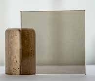 Brown fluted glass