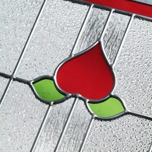 Edwardian composite door glass design
