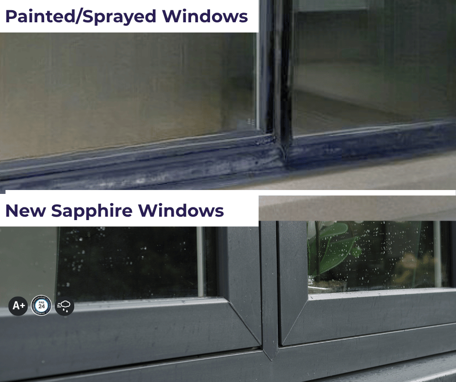Genine image of a customers home that we replaces their ols painted upvc windows with new upvc windows, in Ammanford, Carmarthenshire, South West Wales